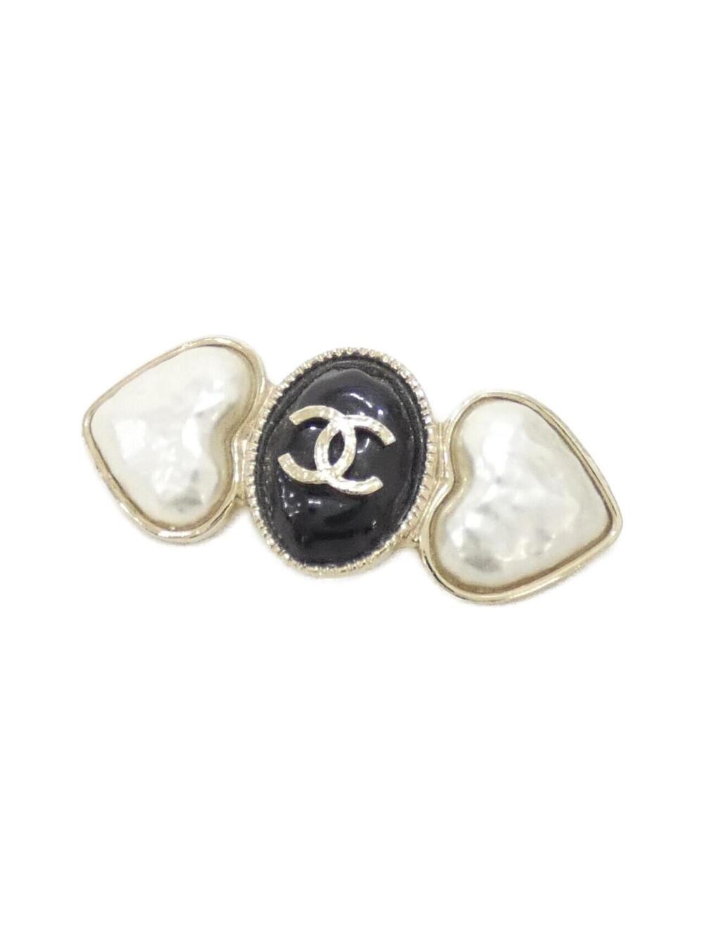 Chanel Brooch Black And White #371400C10B